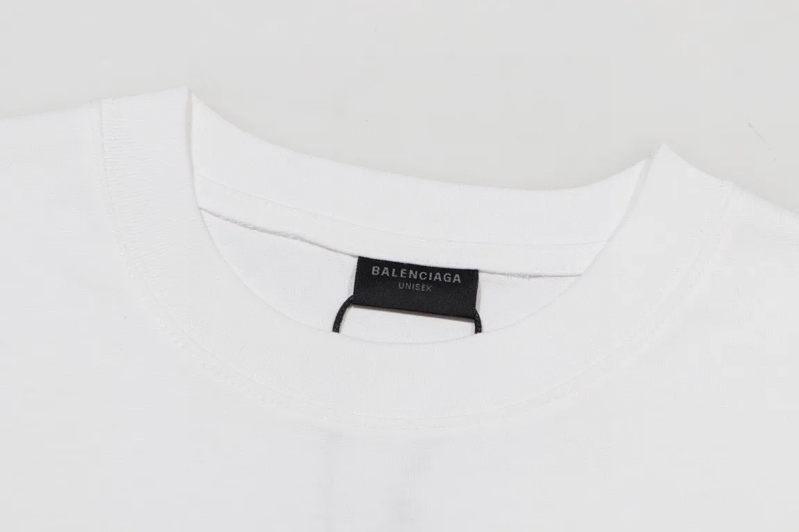 #「 Quality」 《BALENCIAGA 》24SS Classic T Quality - 2 - os 220 -26 280g - 320g - Quality ：Black White Size: XS-S-M-L
